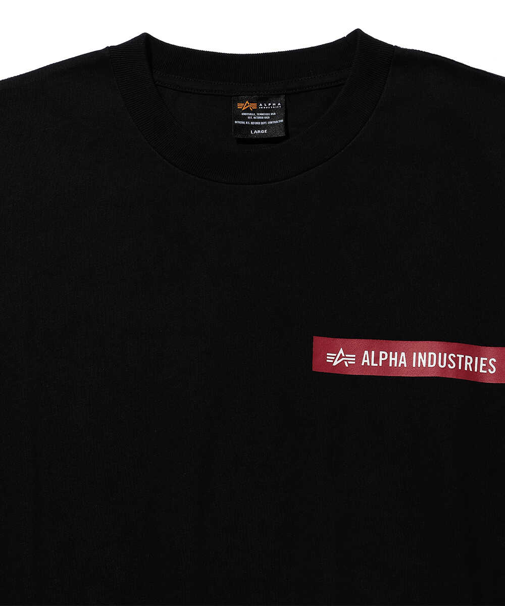 アルファレッドリボン バックプリントTシャツ