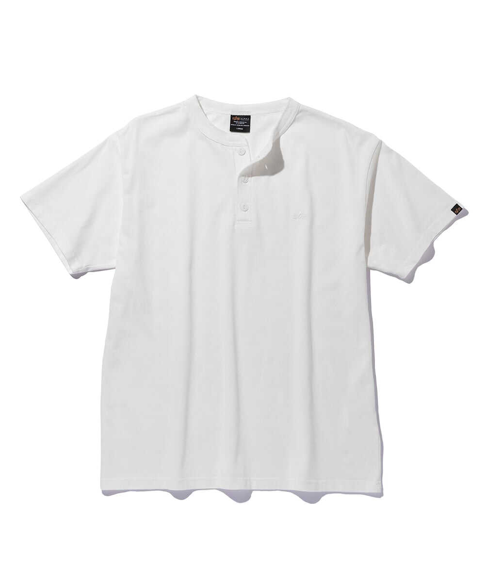 スノーウォッシュ ヘンリーネックTシャツ