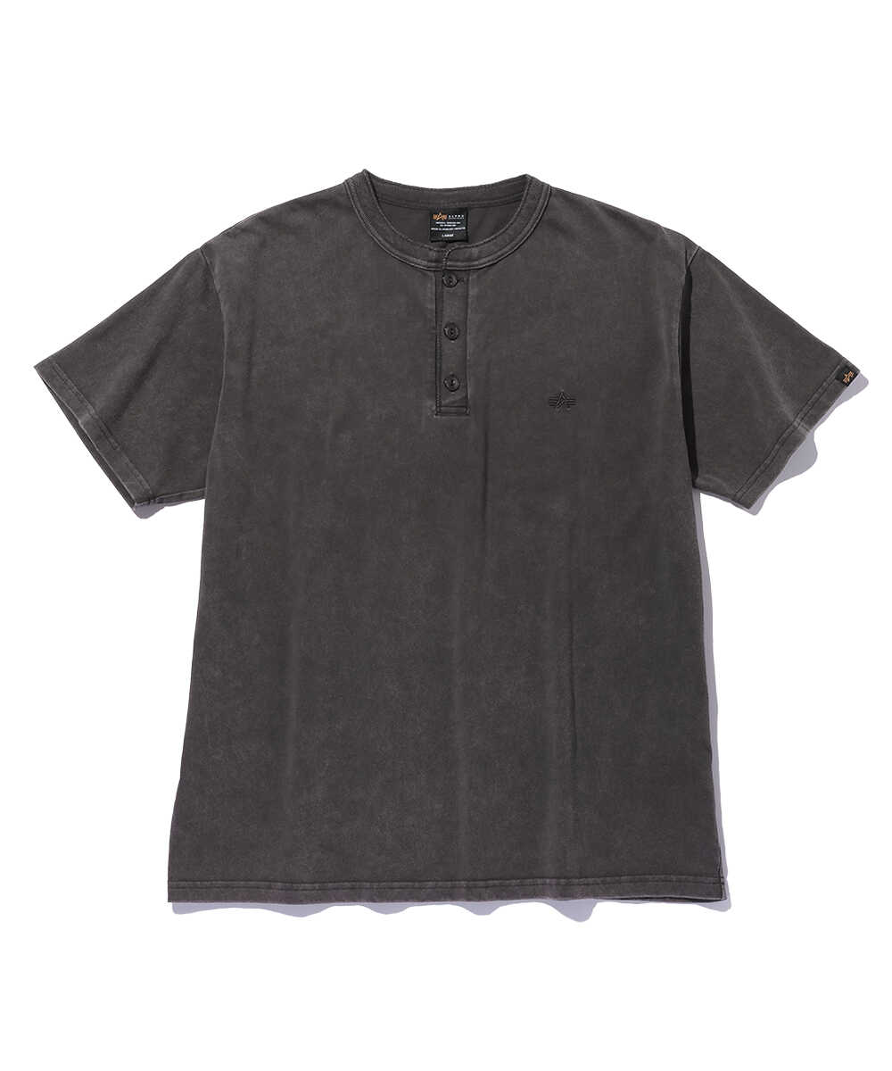 スノーウォッシュ ヘンリーネックTシャツ