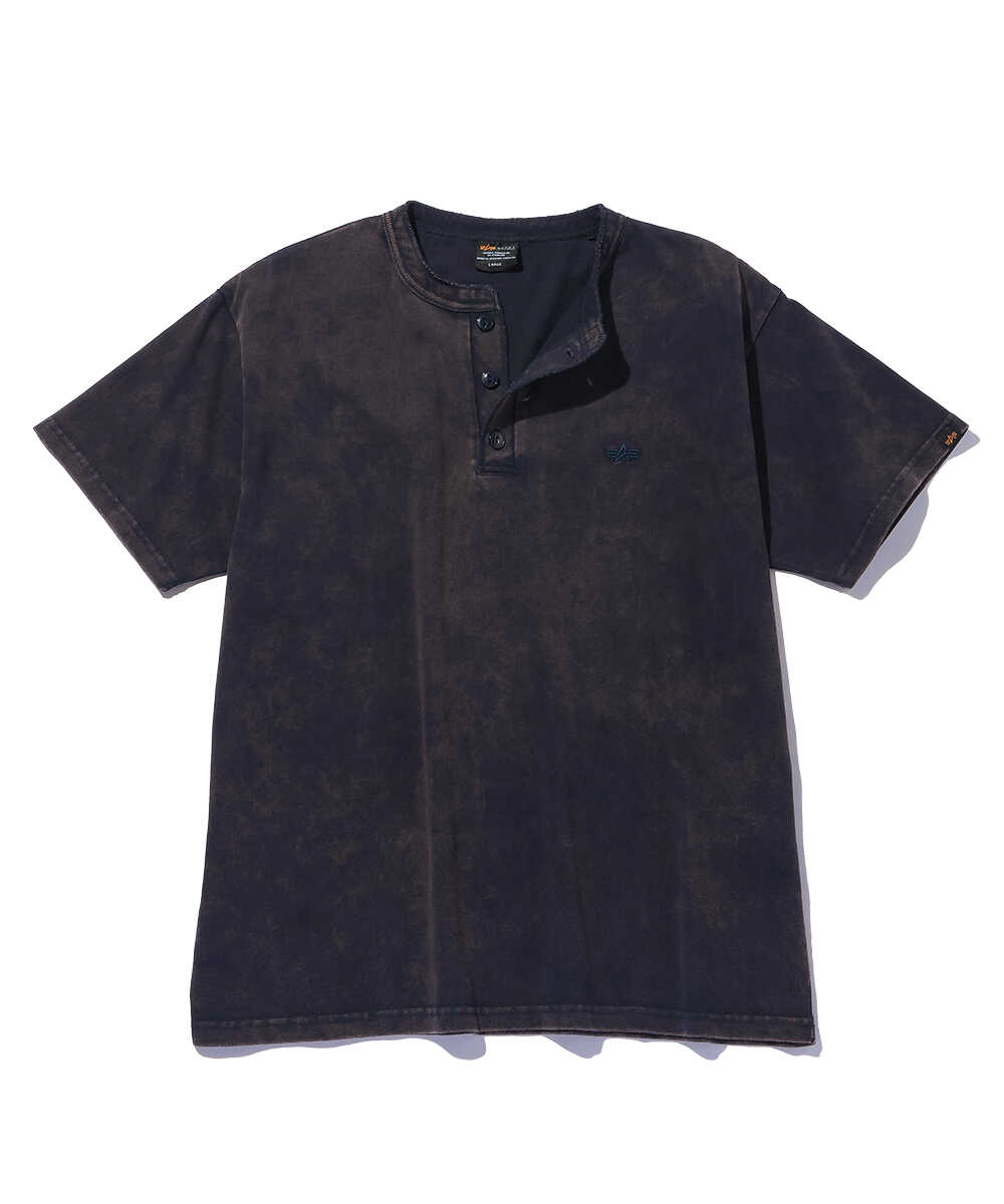 スノーウォッシュ ヘンリーネックTシャツ