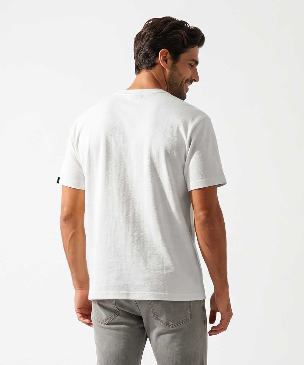 スノーウォッシュ ヘンリーネックTシャツ