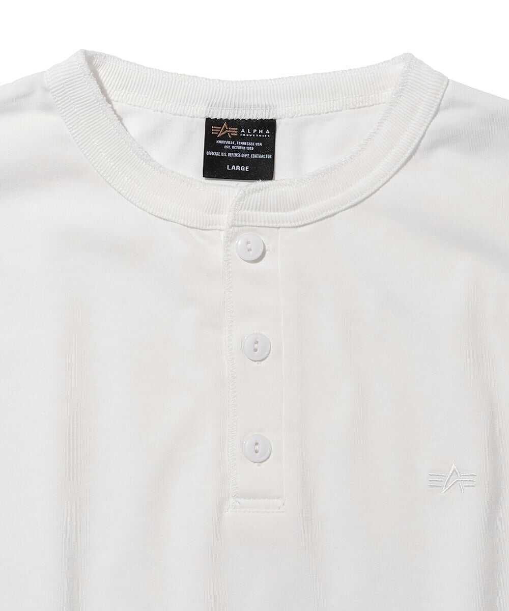 スノーウォッシュ ヘンリーネックTシャツ