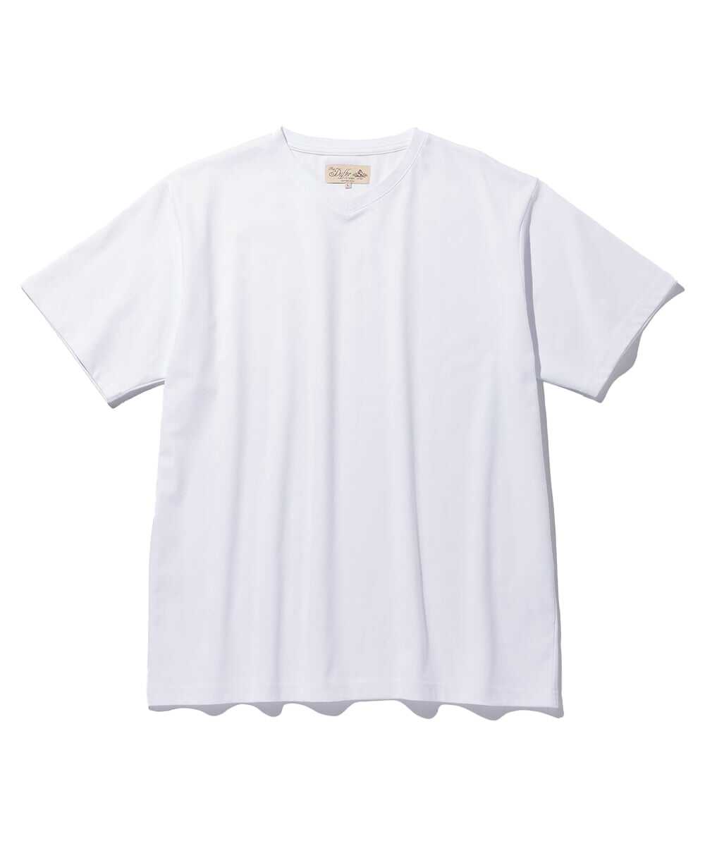 2層構造 吸水速乾クールマックス VネックTシャツ