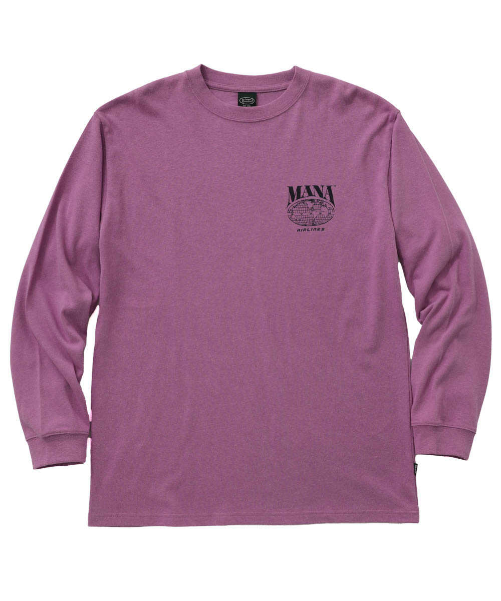 MANASTASH AIRLINES バックプリントロンT