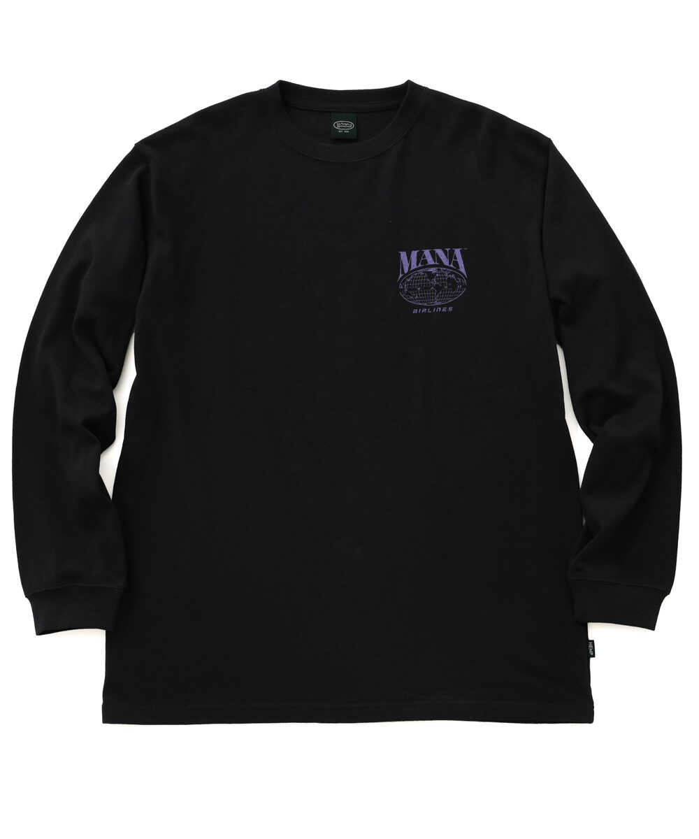 MANASTASH AIRLINES バックプリントロンT