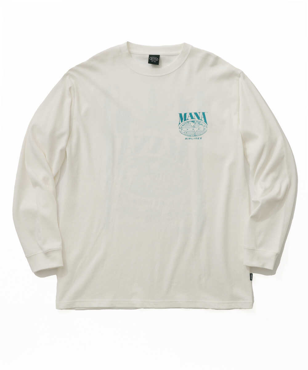 MANASTASH AIRLINES バックプリントロンT