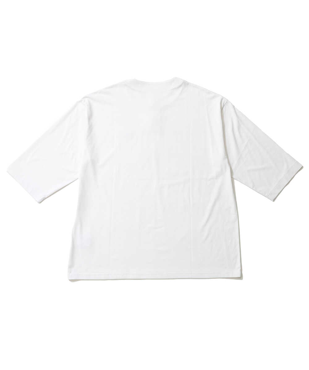 7分袖ヘンリーネックTシャツ