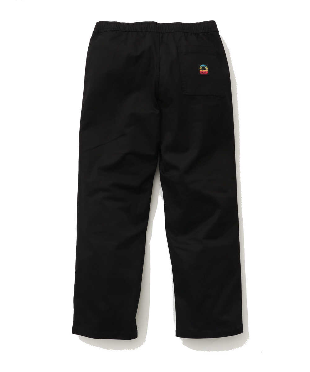 ストーンウォッシュ加工 イージークロップドパンツ
