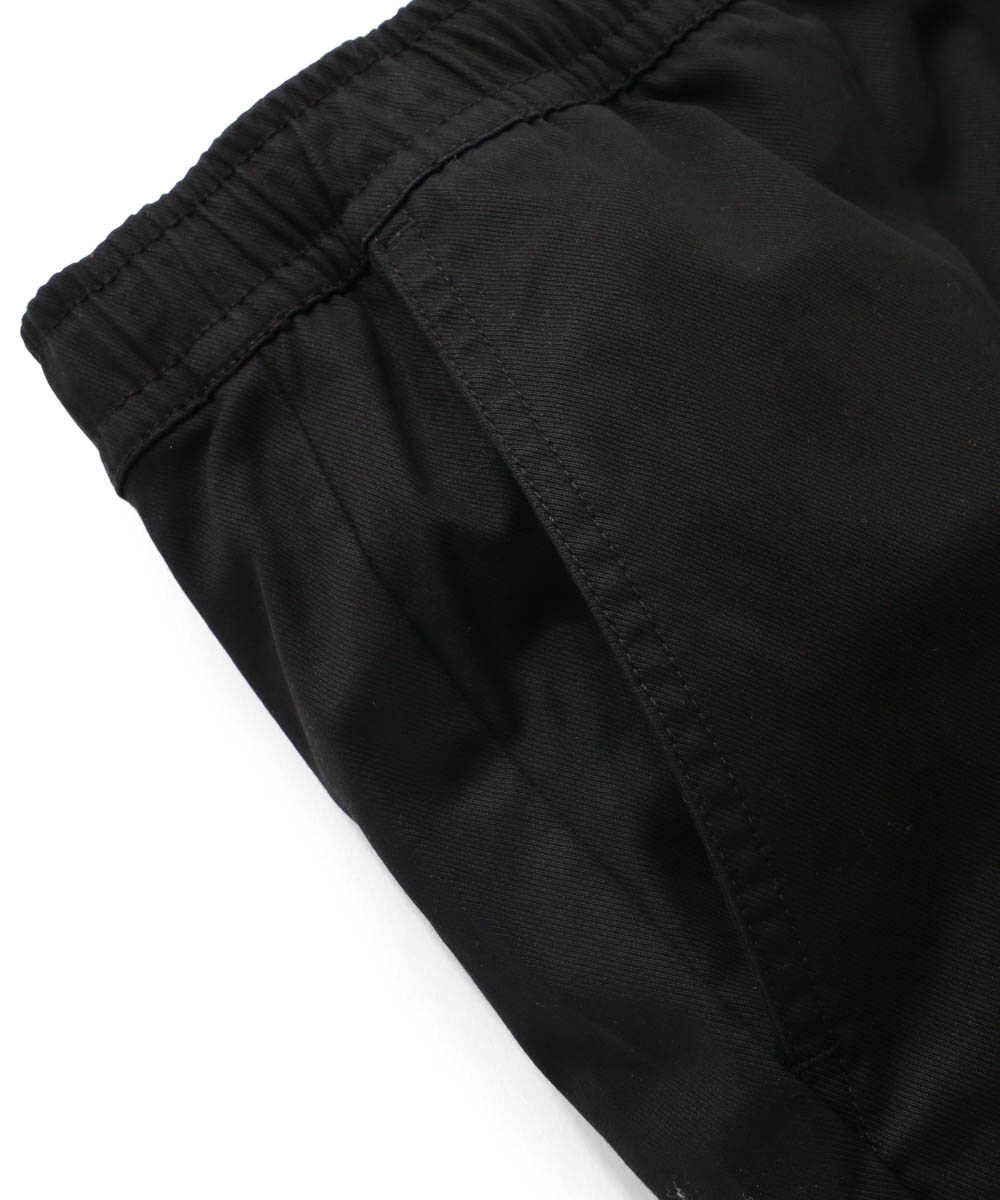 ストーンウォッシュ加工 イージークロップドパンツ