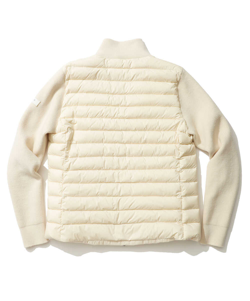 HENDER/エンダー ニット切り替えダウンジャケット