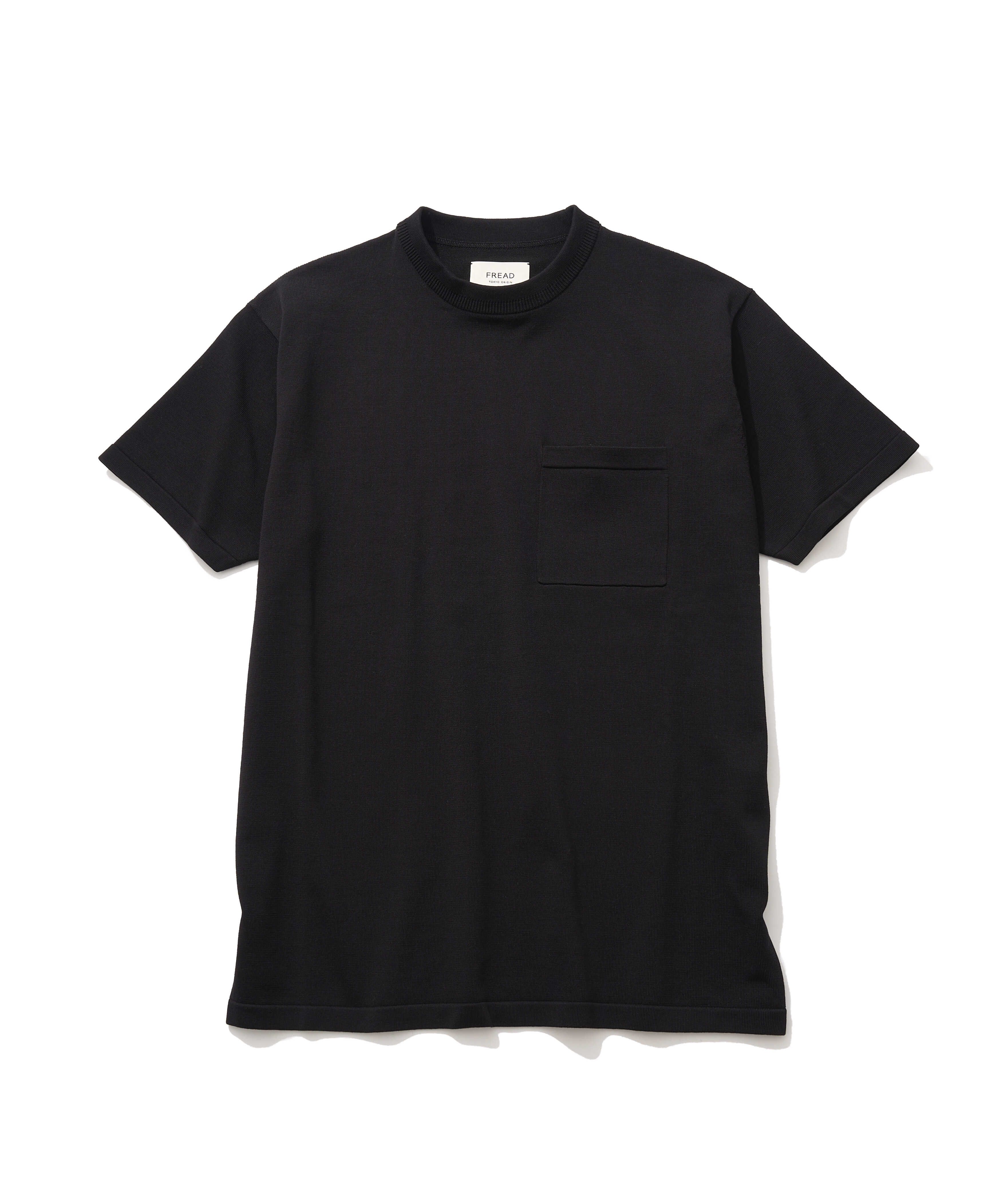 シルクコットンニット フォーマルTシャツ