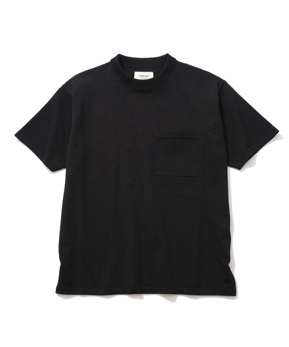 シルクコットンニット フォーマルTシャツ