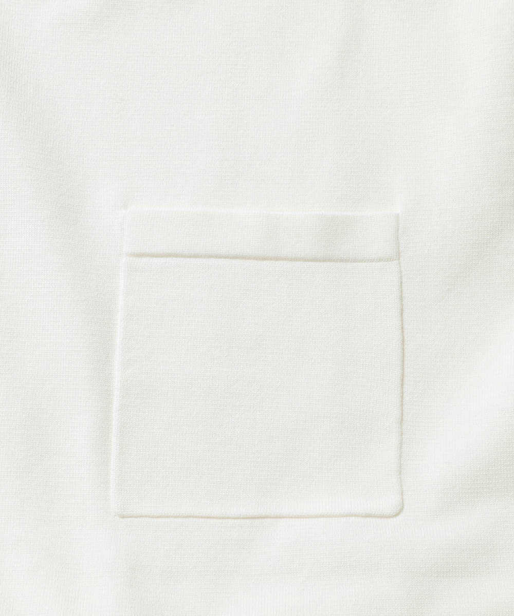 シルクコットンニット フォーマルTシャツ