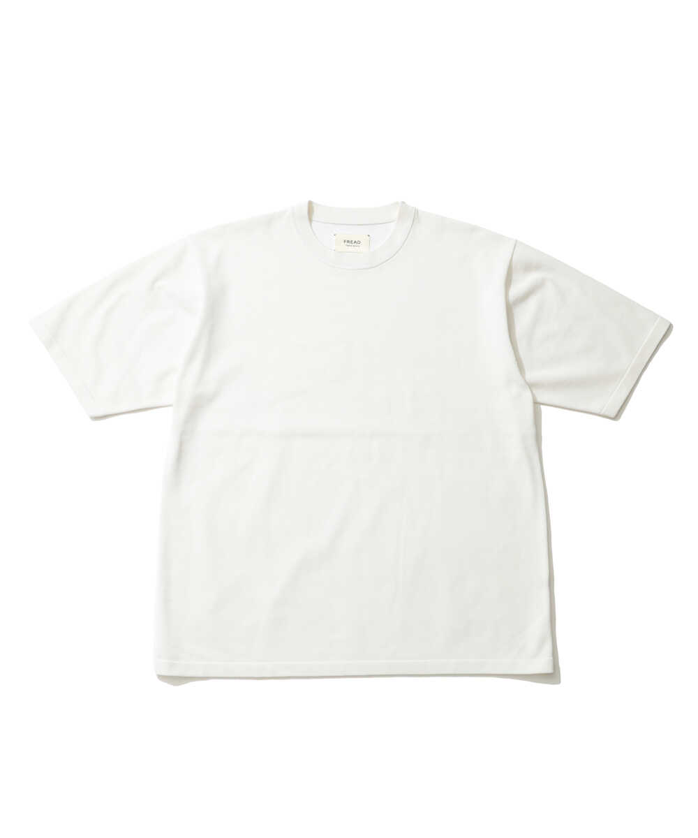 シルクコットンニット リラックスTシャツ