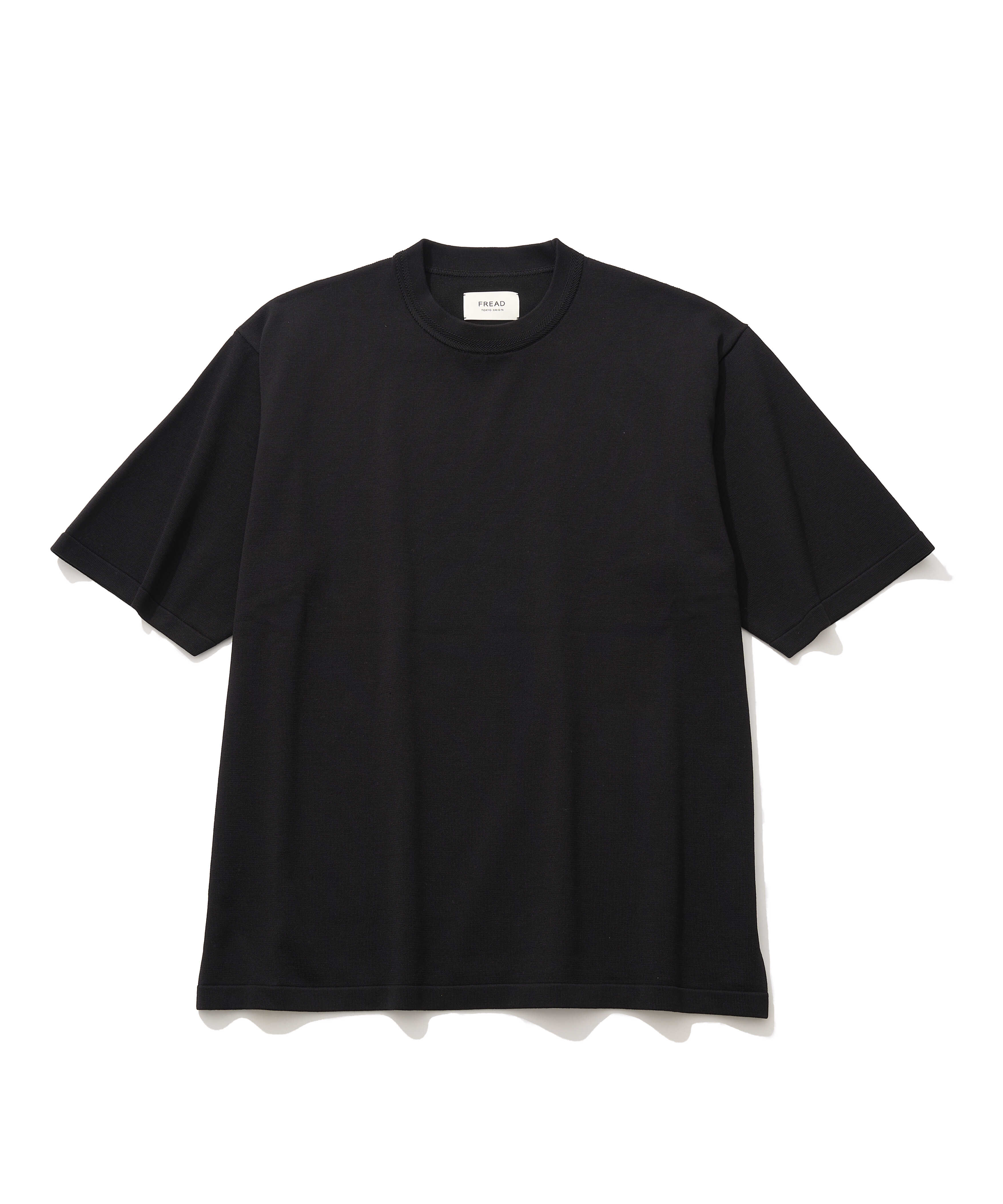 シルクコットンニット リラックスTシャツ