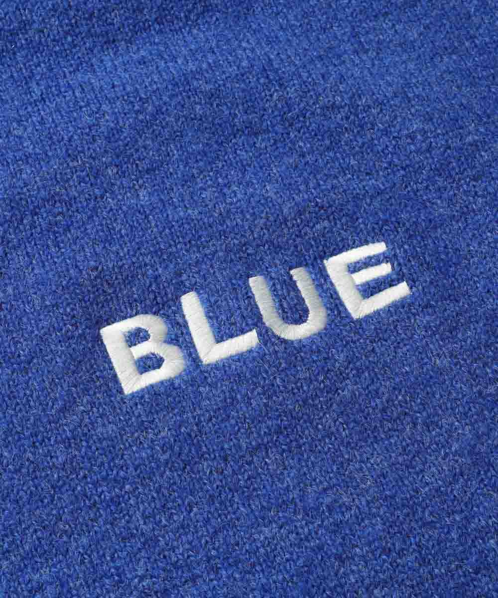 限定 刺繍ロゴニット