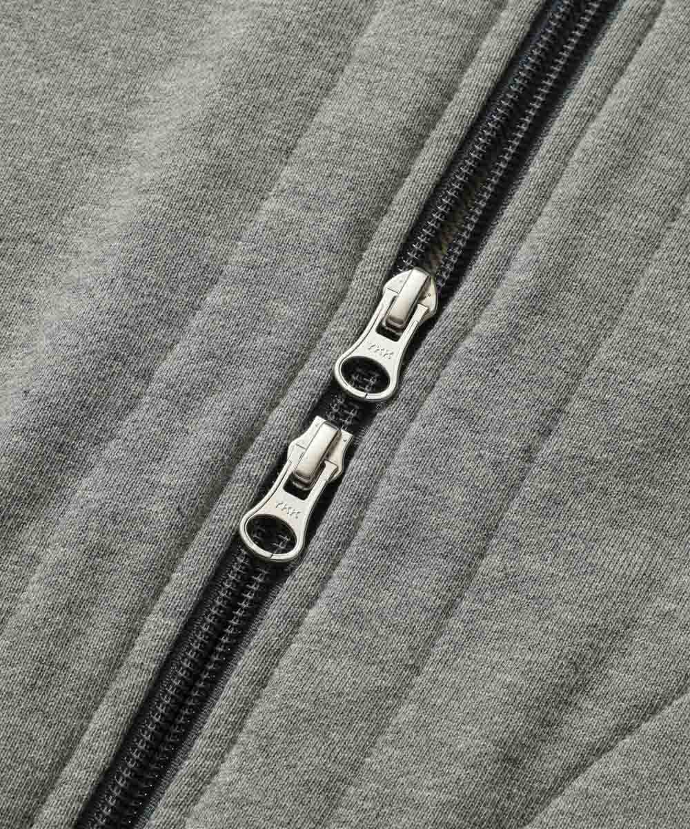 限定 ジップアップ スウェットカーディガン