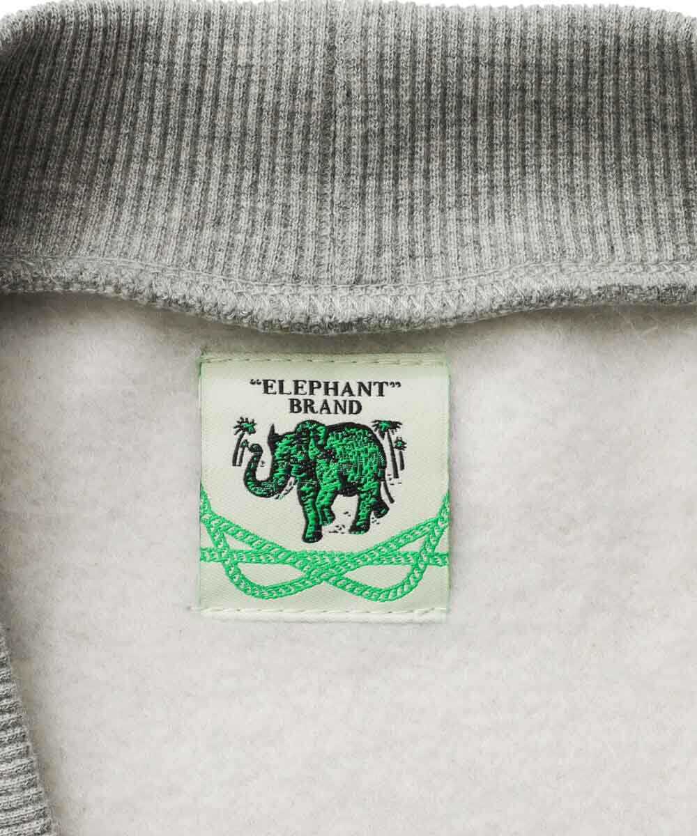 バンダナ柄刺繍 スウェットカーディガン
