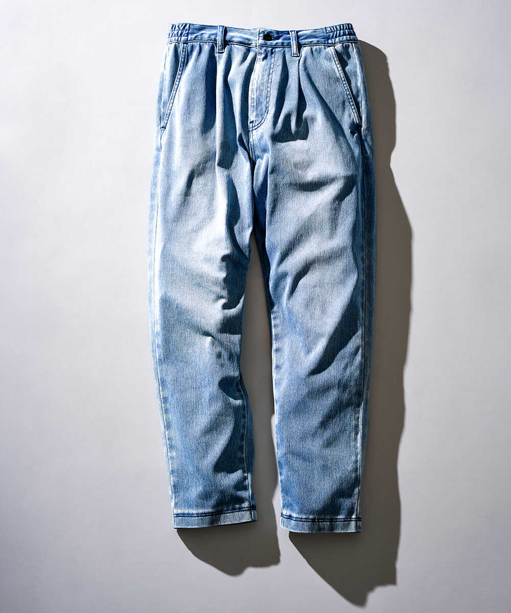 限定 DAVID/デビッド  インディゴ タック入り イージーパンツ