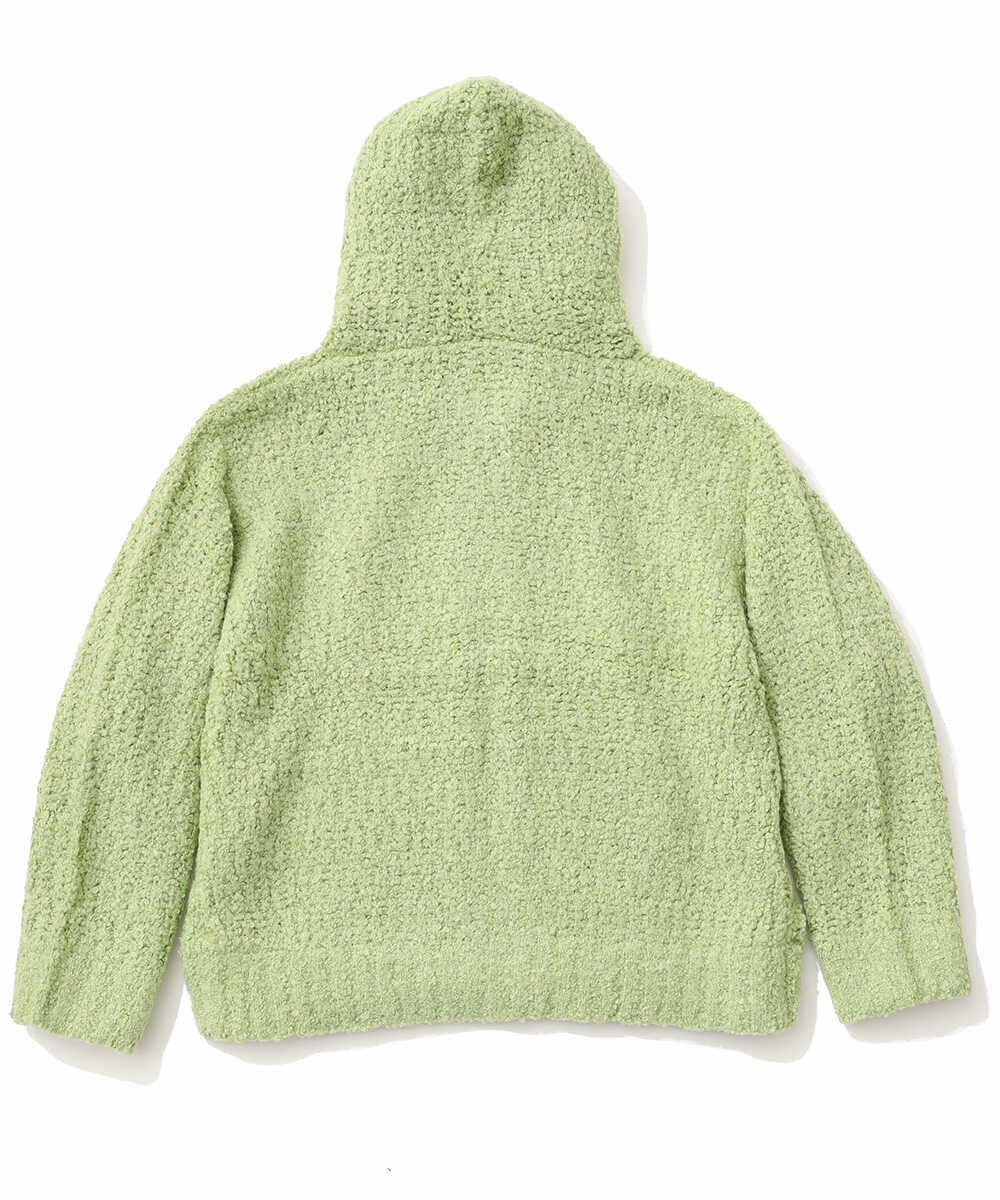 限定 ブークレニット ジップアップパーカ