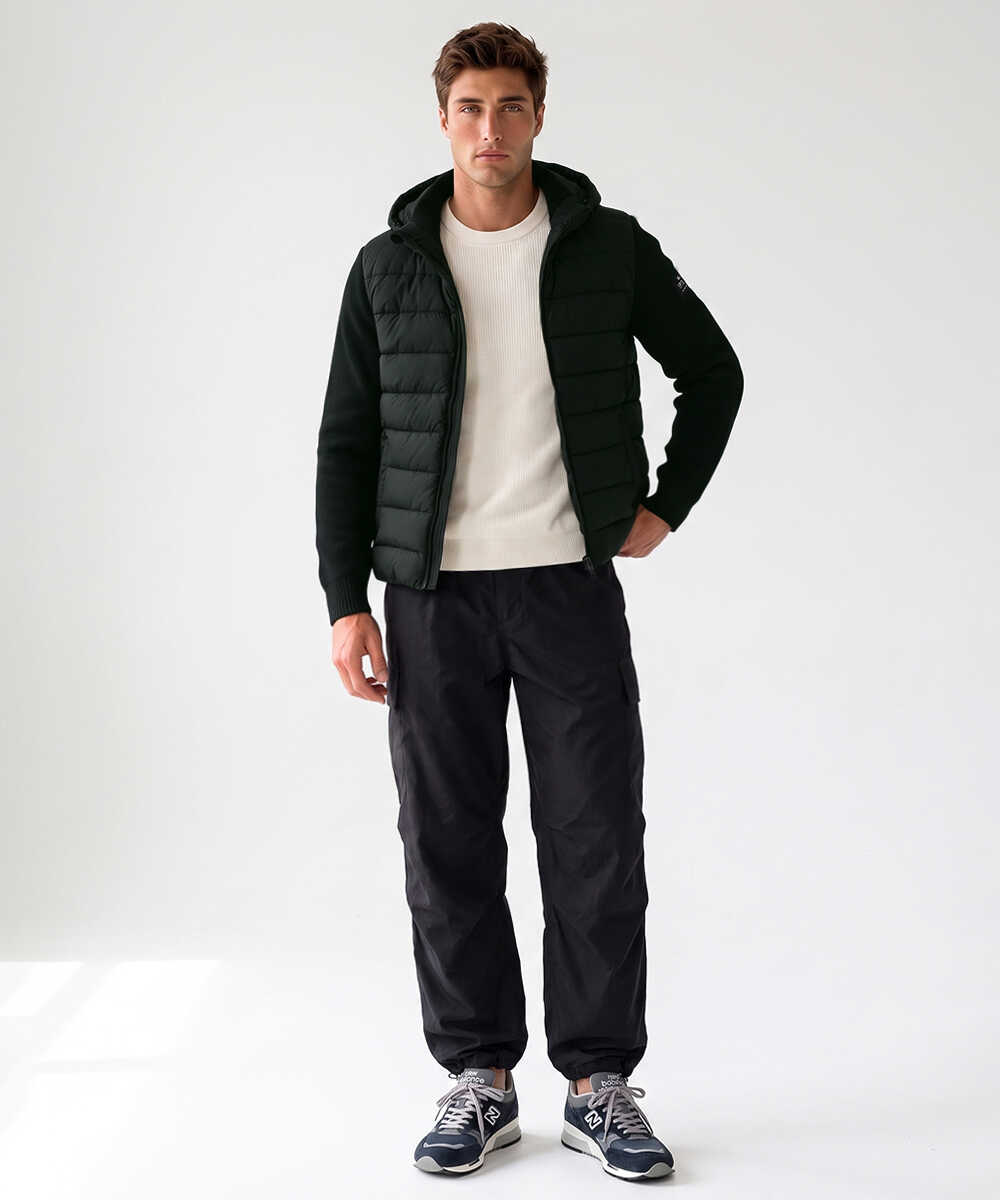 日本限定 DENALI/デナリ ニットコンビ中綿ジャケット