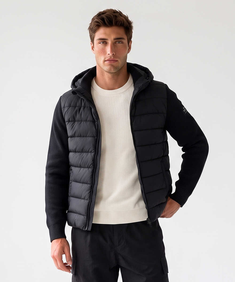 日本限定 DENALI/デナリ ニットコンビ中綿ジャケット