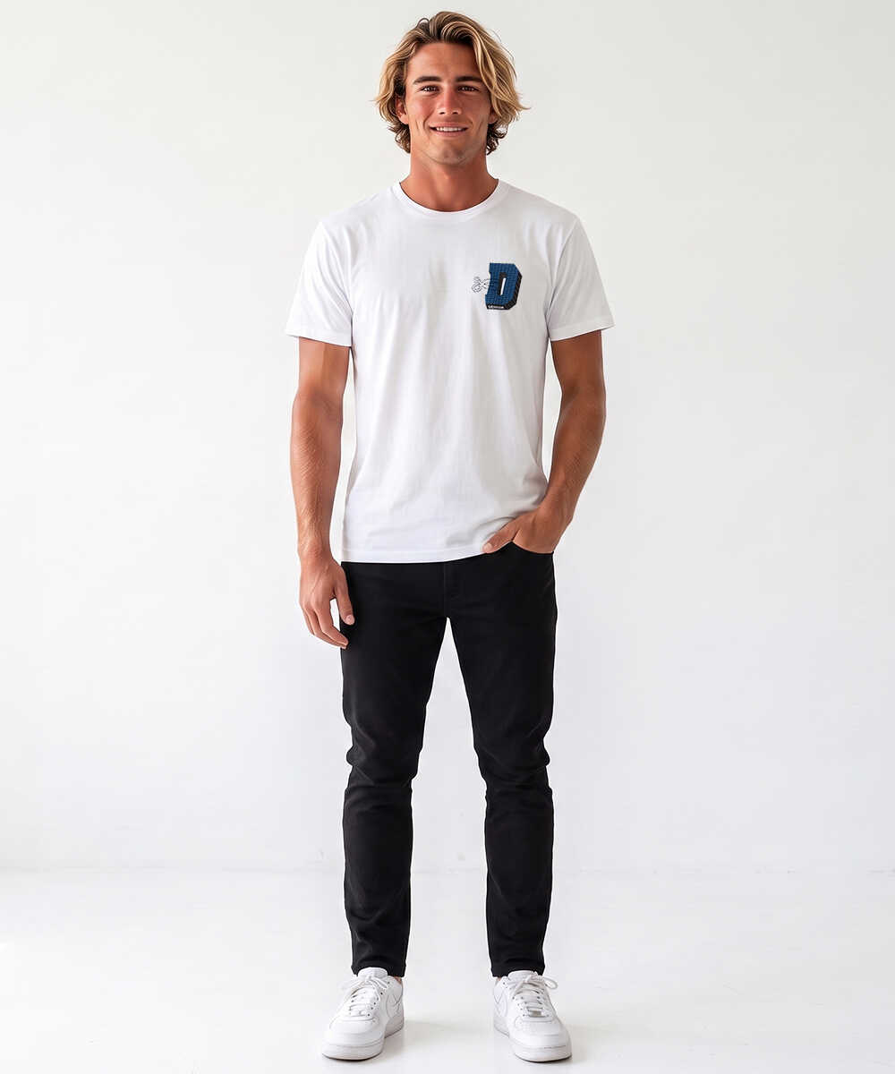 シザースステッチディーTシャツ