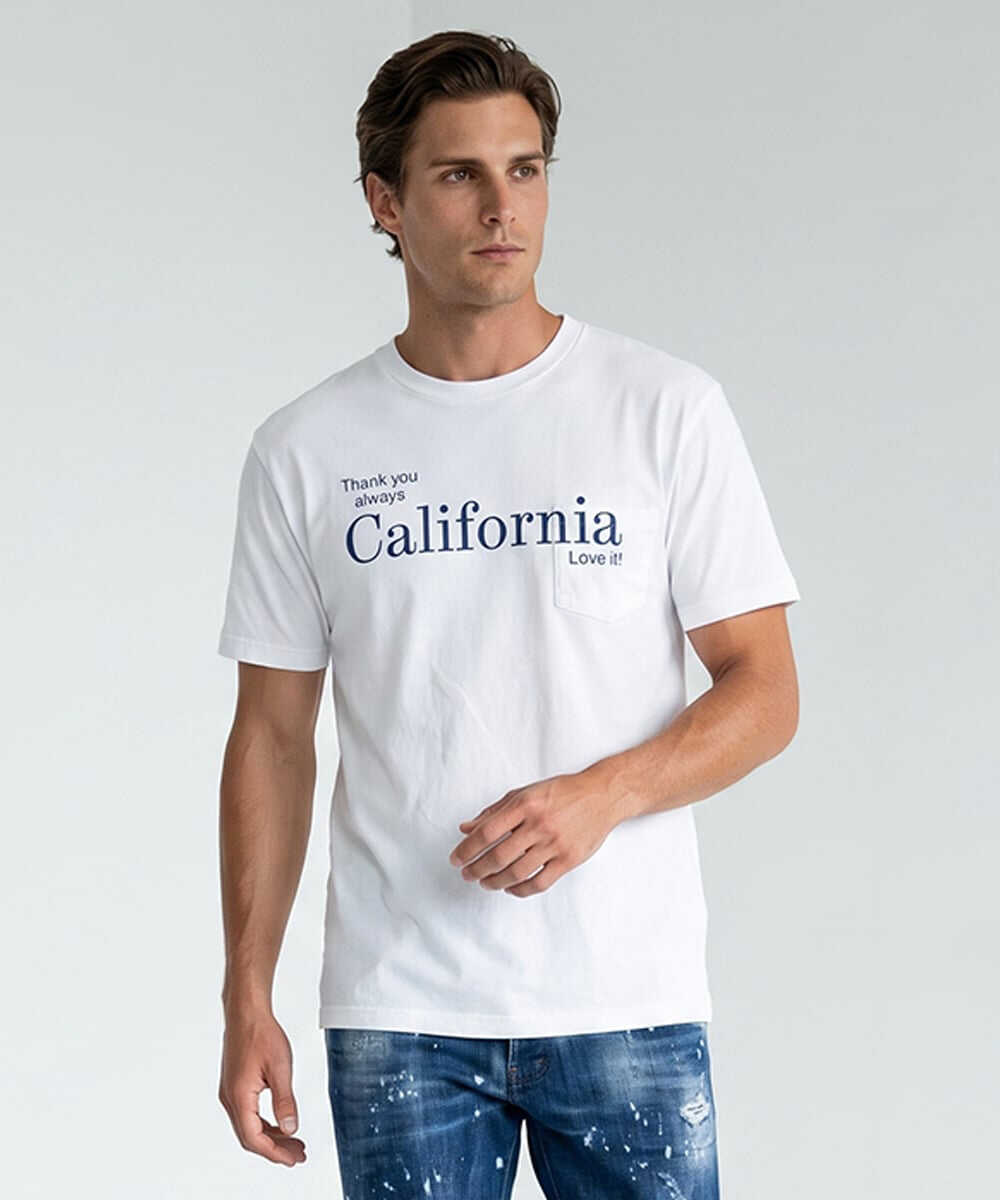 Thank you always California プリントTシャツ