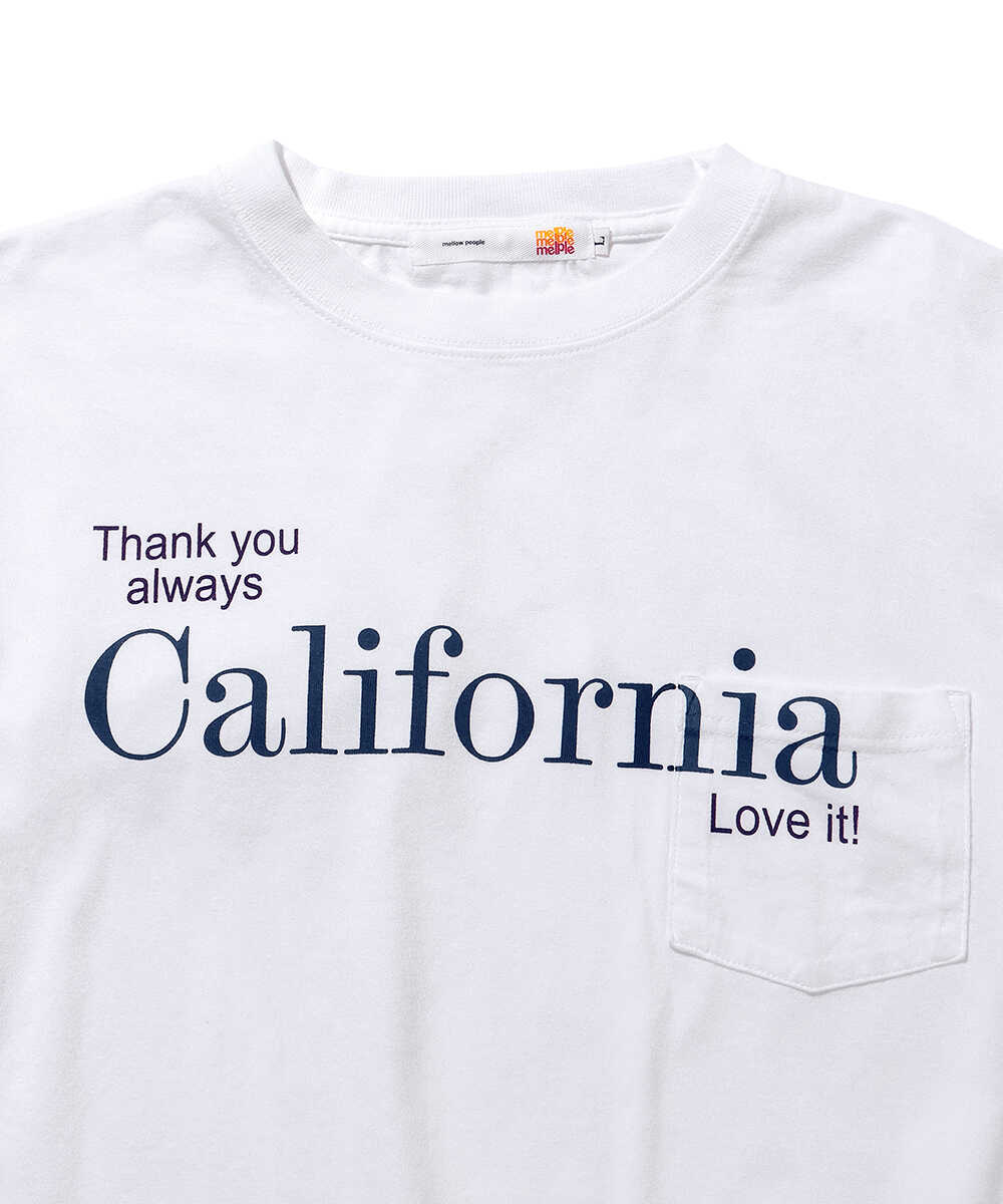 Thank you always California プリントTシャツ
