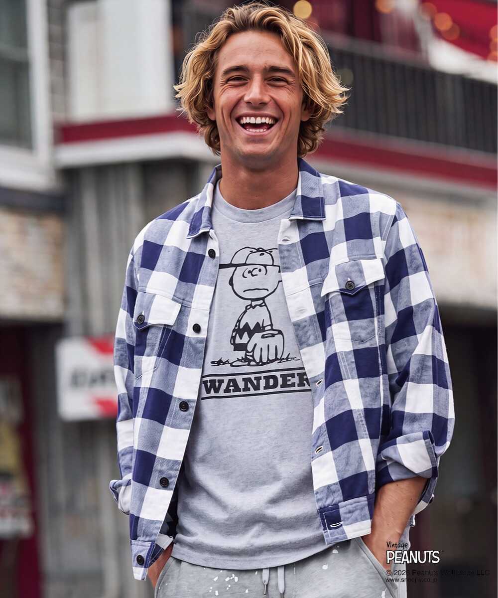 限定 ピーナッツ コラボ スヌーピー Tシャツ