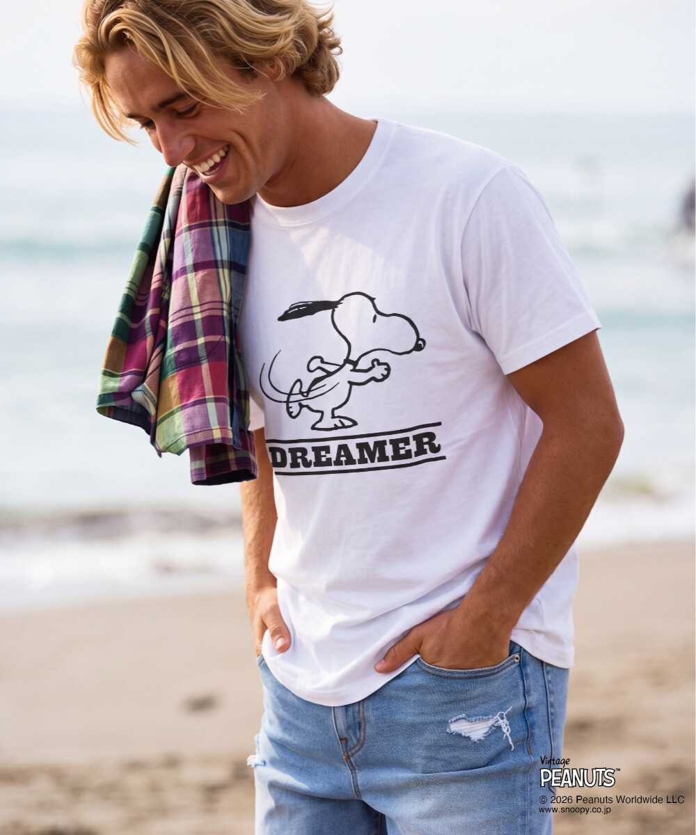 限定 ピーナッツ コラボ スヌーピー Tシャツ