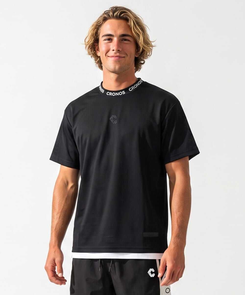 接触冷感 メッシュTシャツ
