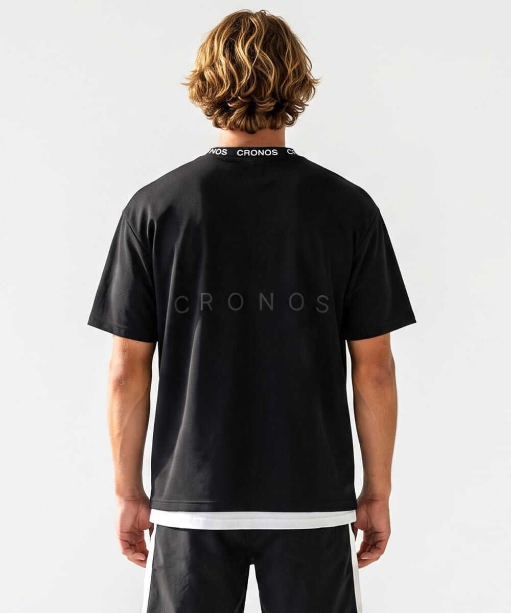 接触冷感 メッシュTシャツ