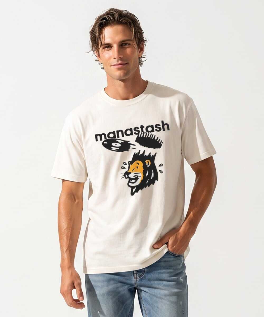 ライオンプリントTシャツ
