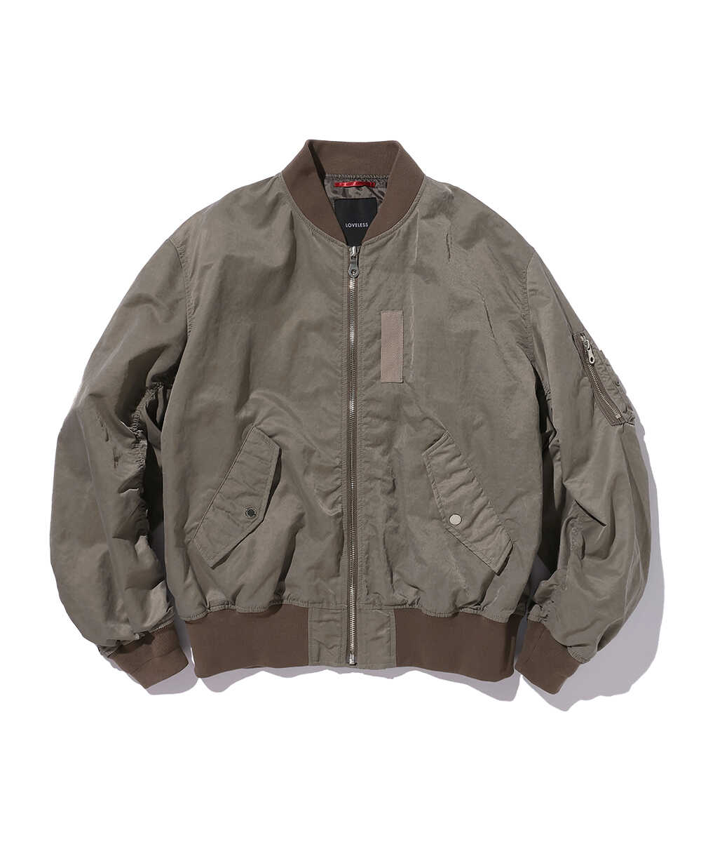 ピグメント加工 MA-1ジャケット