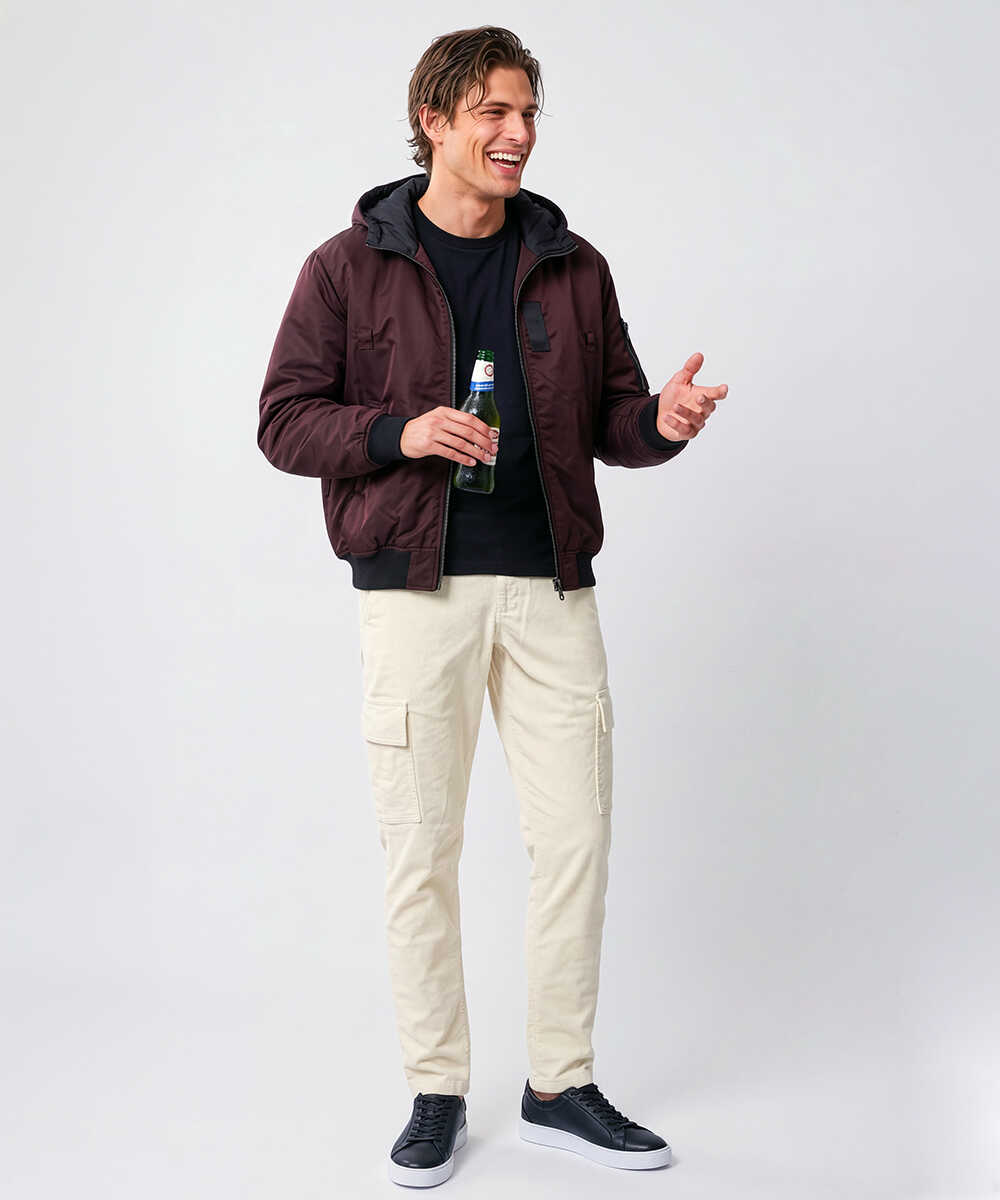 別注先行 ストレッチコーデュロイ カーゴパンツ