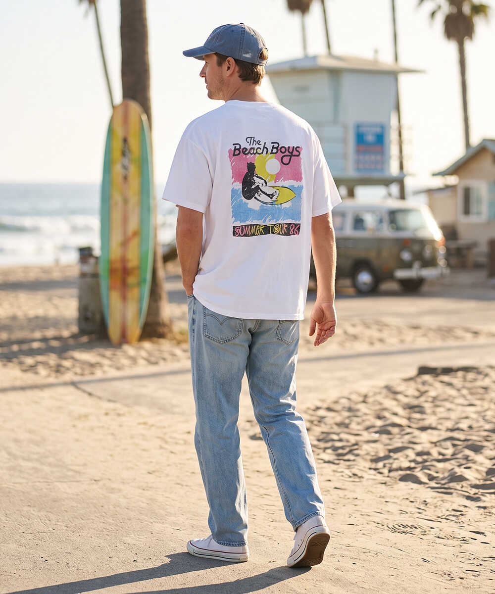 限定 結成65周年記念 ビーチ・ボーイズ コラボプリントTシャツ