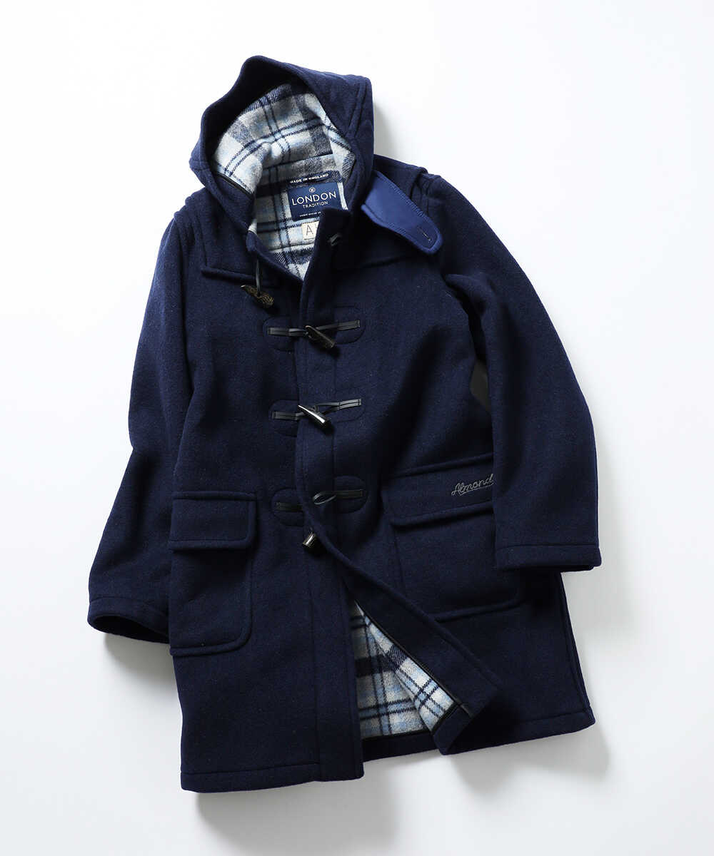 アーモンド×ロンドントラディション ミドルダッフルコート