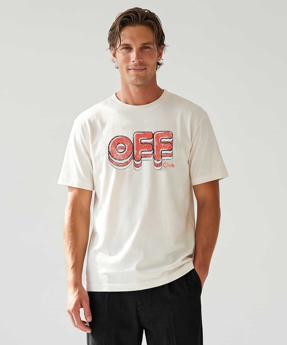 ヴィンテージライク レトロプリントTシャツ