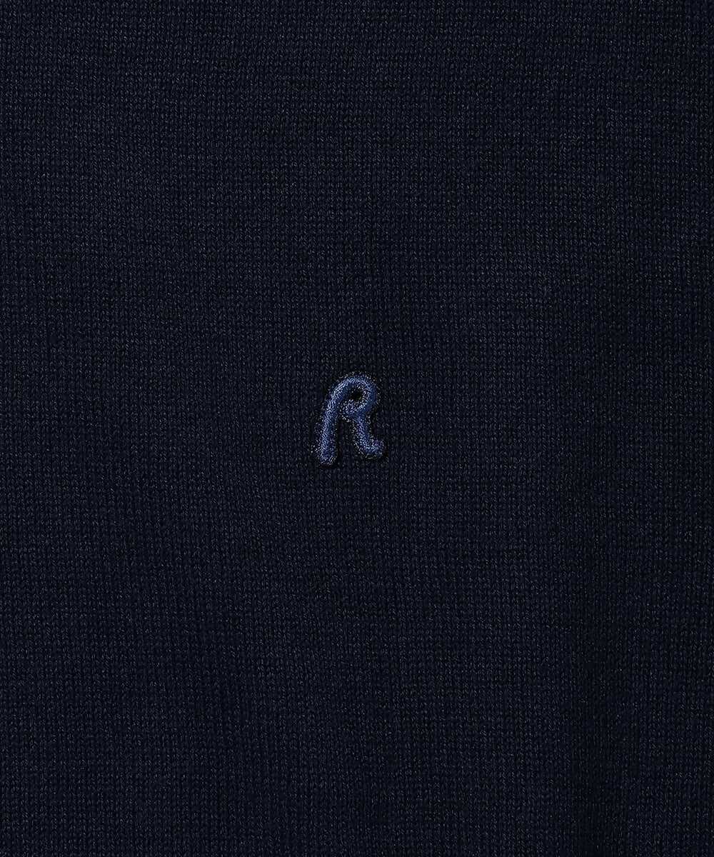 ロゴ刺繍 コットンセーター