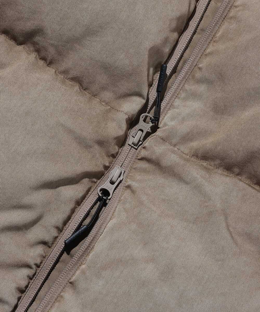 NANGA×DUFFER 硫化染め スタンドカラー ダウンジャケット