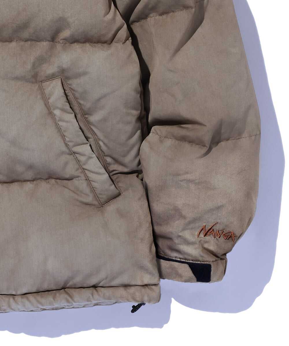 NANGA×DUFFER 硫化染め スタンドカラー ダウンジャケット