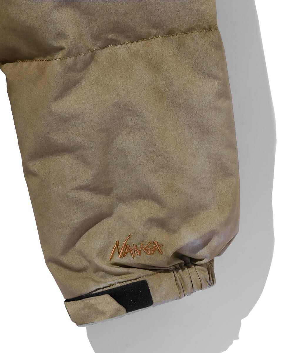 NANGA×DUFFER 硫化染め スタンドカラー ダウンジャケット