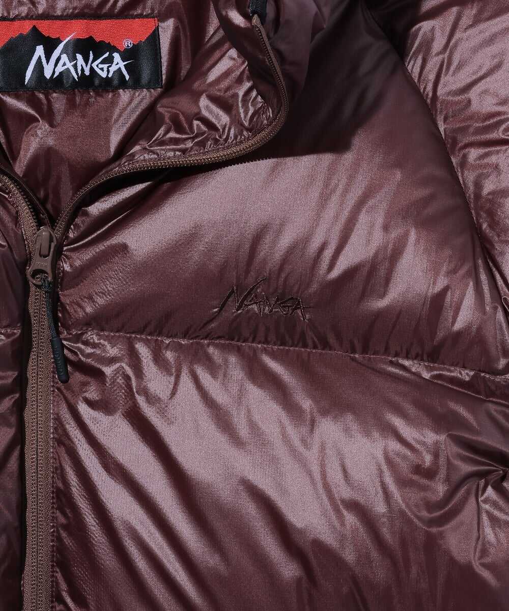 NANGA×DUFFER リップストップ シャイニーダウンフーディジャケット