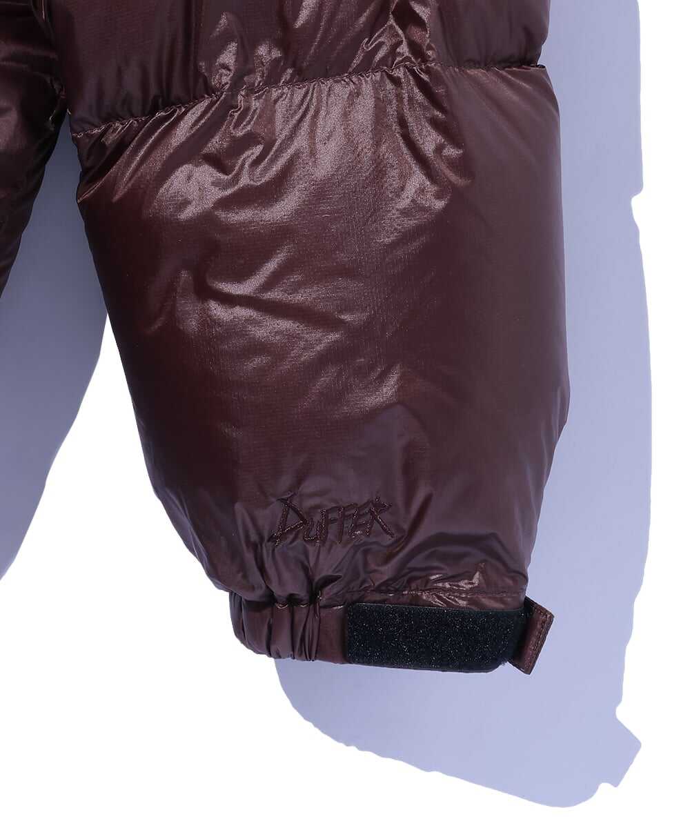 NANGA×DUFFER リップストップ シャイニーダウンフーディジャケット