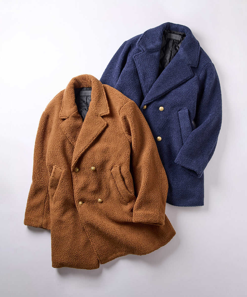 シュシュ 新品・タグ付 AP STUDIO ボアピーコート 38 別注限定 ボアピーコート | アカンサス | Safari Lounge