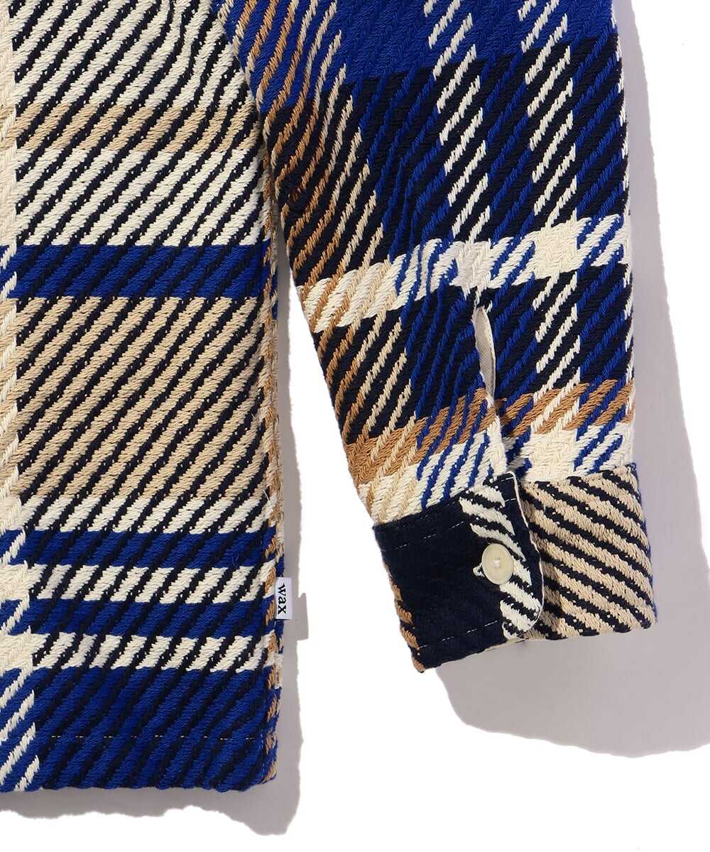 チェック柄シャツジャケット