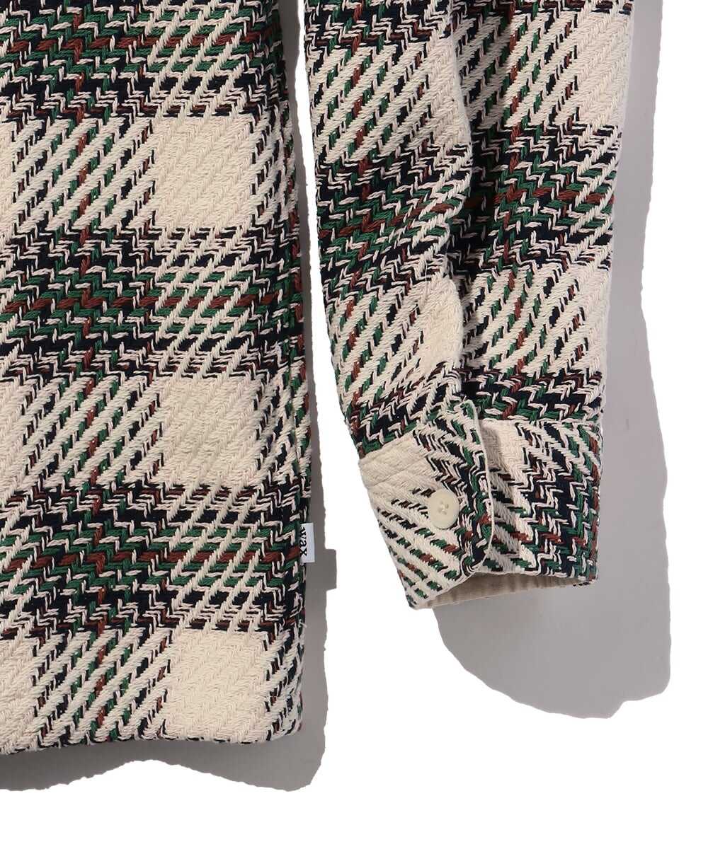 ハットンチェック柄シャツジャケット