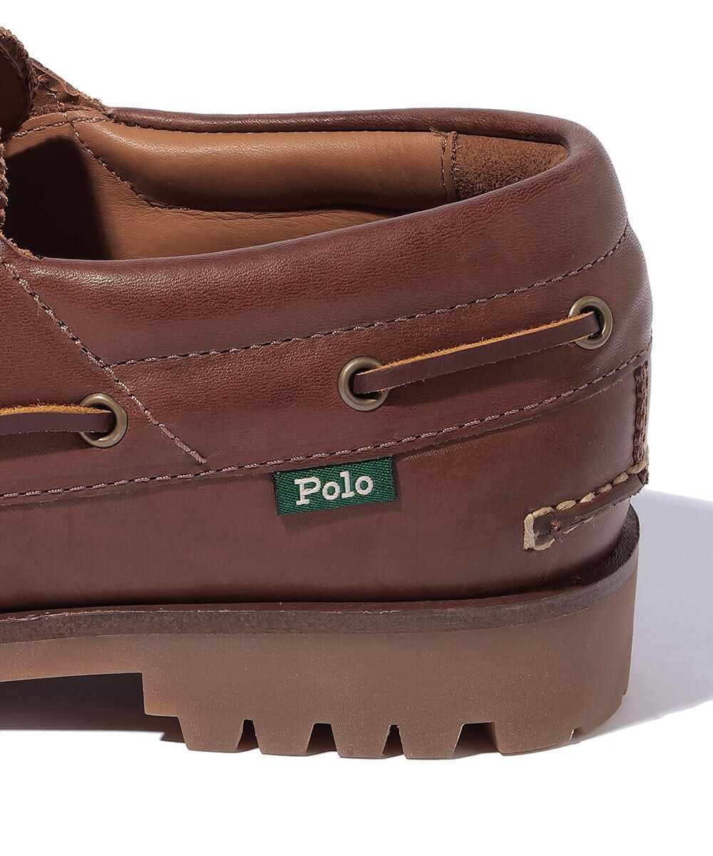 ハンドステッチ ロートップ レザーデッキシューズ