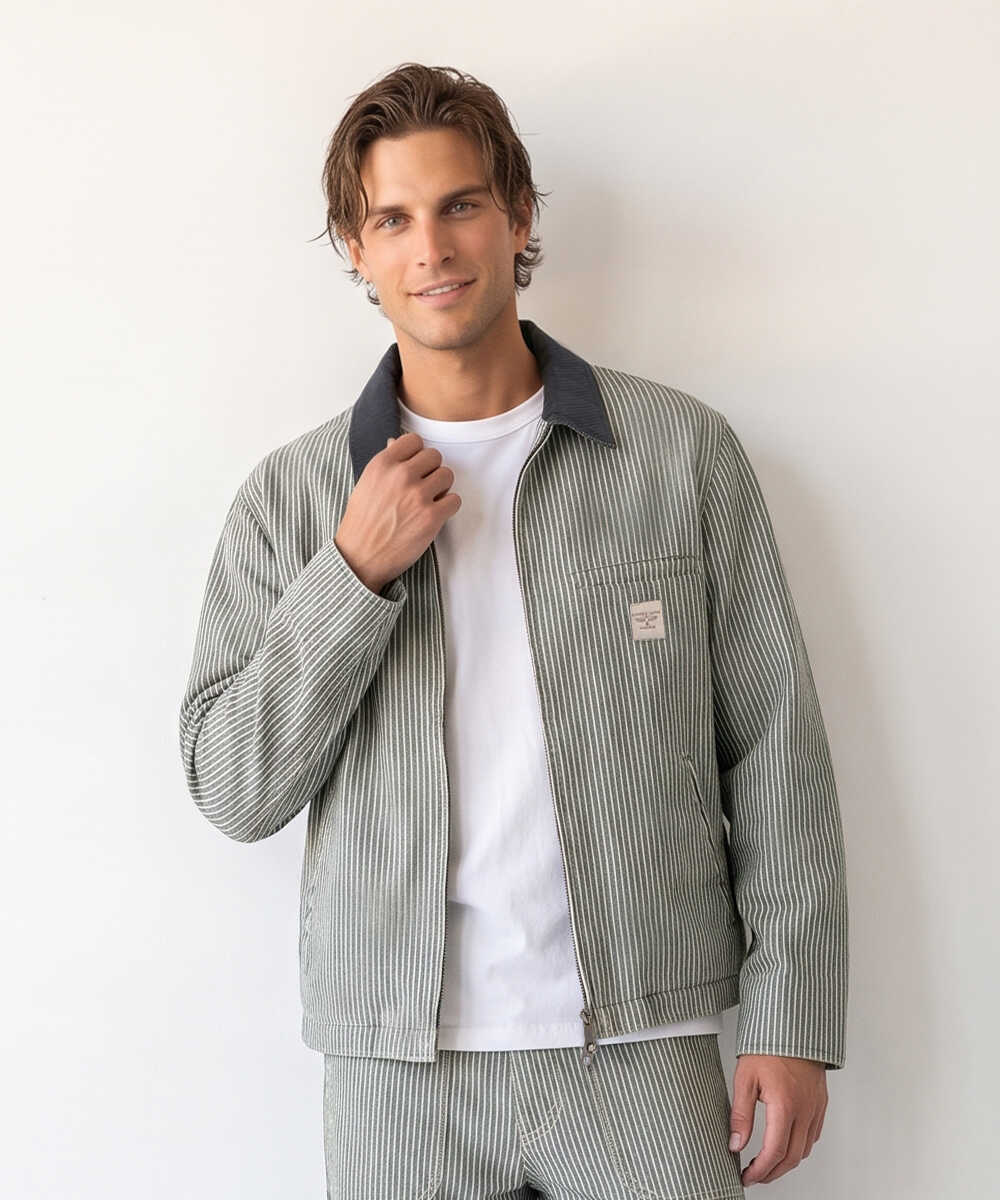 プリントワークジャケット